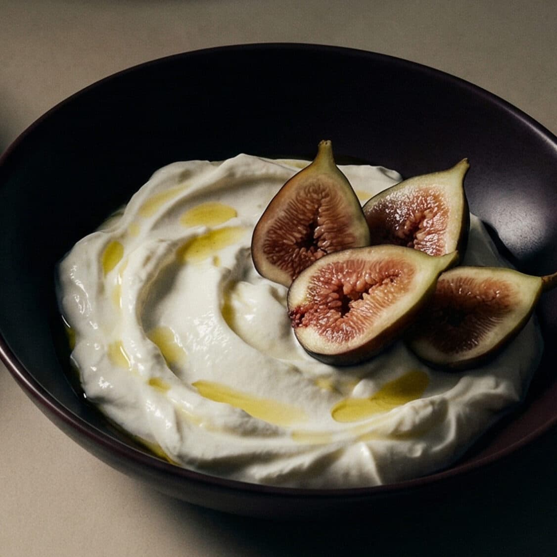 A photo of a meal containing Chicken and Hummus
